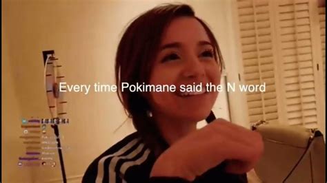 Pokimane saying n word - YouTube