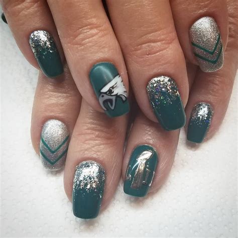 Eagles Football Nails at Mary Bevis blog
