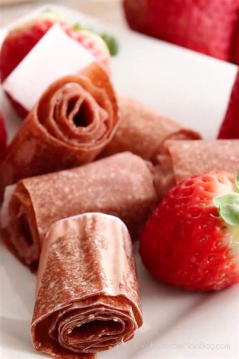 Homemade Fruit Leather Recipe - The Soccer Mom Blog