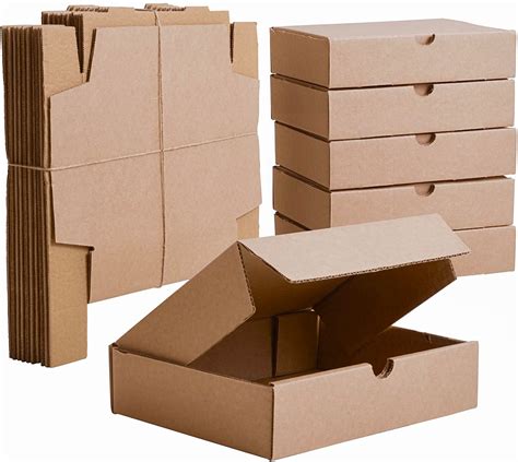 IPEA Boîtes Carrées en Carton Plates 21 x 15 x 5 cm pour Expéditions, E ...