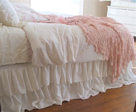 Ruffled Linen Bedspreads at Marco Linder blog