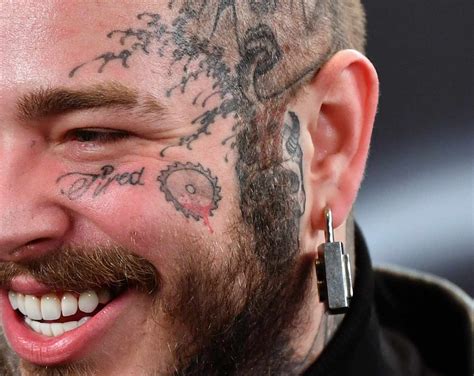 What Does Post Malone's Tattoo Say at Dorothy Butler blog