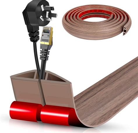 Amazon.com: Floor Cord Cover Cable Cavity Self Adhesive Cord Hider ...