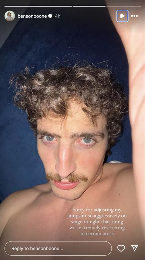 Benson Boone is apologizing for his Grammys aggressive crotch ...