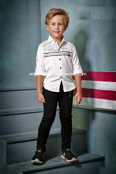 WHITE AND BLACK CASUAL WEAR PANT AND SHIRT SET FOR BOYS | Black pants ...