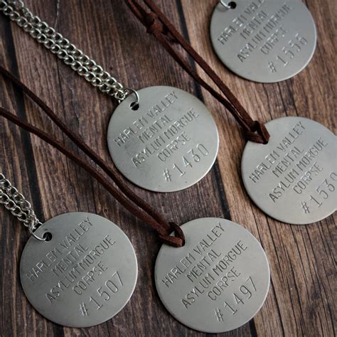 Mental Asylum Morgue Tags – Kitty Bomb Curios