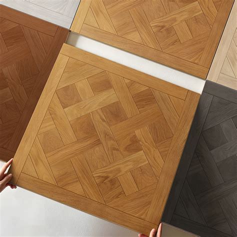 Click Lock Square Laminate Flooring Scratch Resistant for Living Room ...