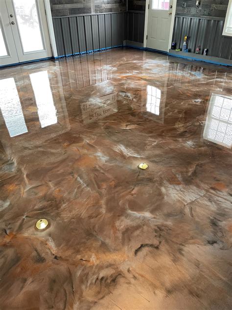 Metallic Epoxy Floor Kit | Stunning Marbled & Metallic Flooring – One ...