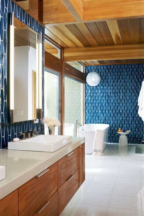 Mid Century Modern Bathroom Floor Tile Ideas at Jessie Ramirez blog
