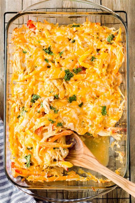 Chicken fajita casserole – Artofit