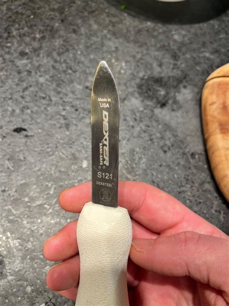Dexter oyster shucking knife. Have had it for well over a decade and ...