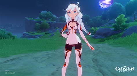 White Comet as Amber Mod for Genshin Impact | GI Mods