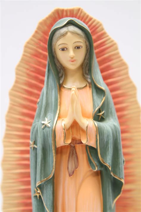 12" Our Lady of Guadalupe Virgin Mary Statue Figurine - Shop Italian ...