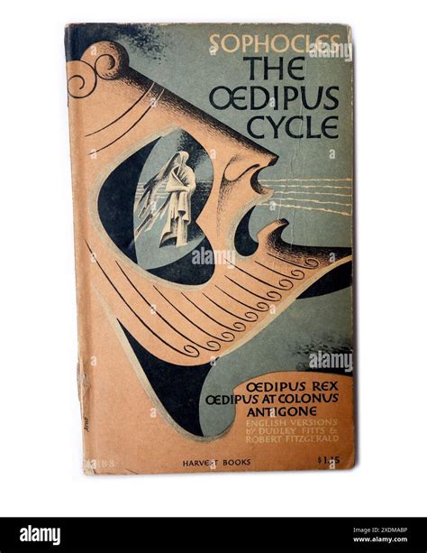 Sophocles - The Oedipus Cycle - book cover on white background studio ...