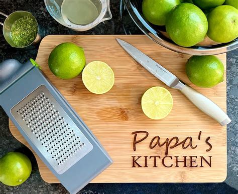 Personalized Engraved 13" x 9" Bamboo Cutting Board - Design your own ...