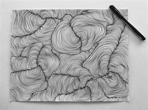 Abstract Line Drawing at PaintingValley.com | Explore collection of ...