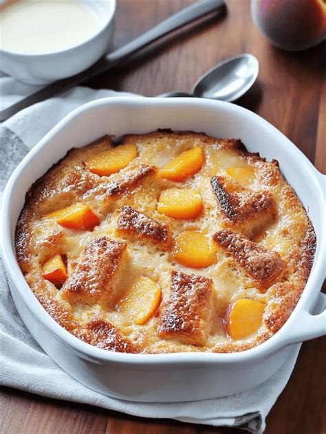 Ultimate Peach Bread Pudding - A Delicious Comforting Treat
