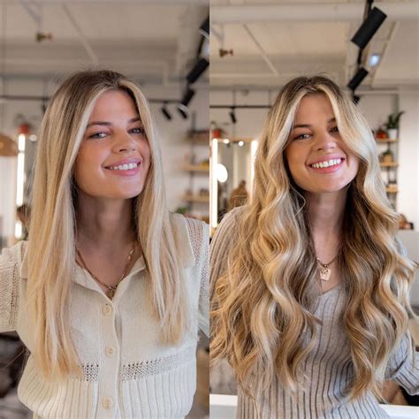 Hair Extensions Before & After Pictures - Vixen & Blush