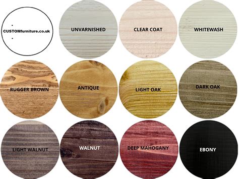Varnish Colour Sample Set - Wooden Blocks 2-in-1 Swatches Pack - Custom ...