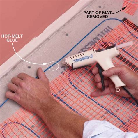 How To Install In Floor Heat: Radiant Heat Installation Heated Bathroom ...