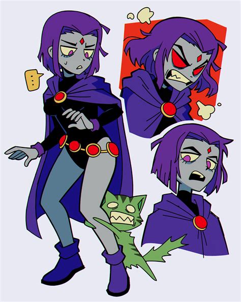 raven and beast boy (dc comics and 1 more) drawn by marreeps | Danbooru
