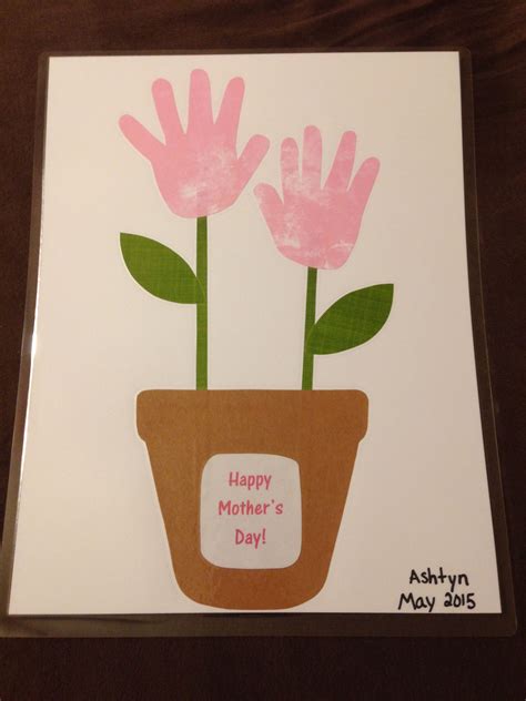 Mothers Day Handprint Template - Employee Onboarding Template