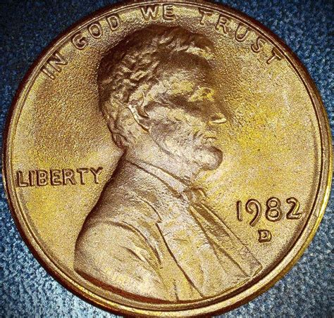 1982 D Lincoln Memorial Cent Small Cents: Zinc - Large Date - For Sale ...
