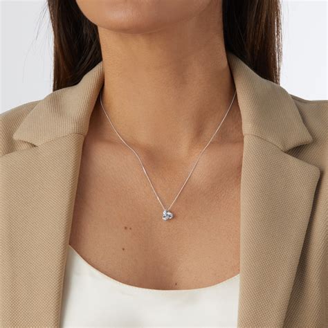 White Gold Necklaces | White Gold Chains for Women | Goldsmiths
