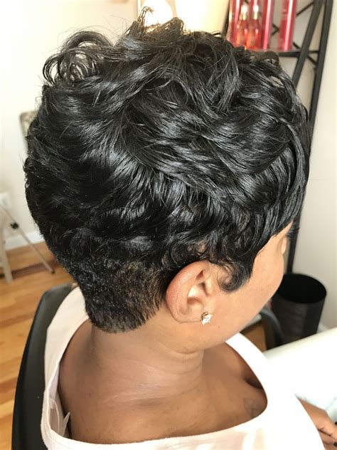 Hairstyles For Relaxed Black Hair