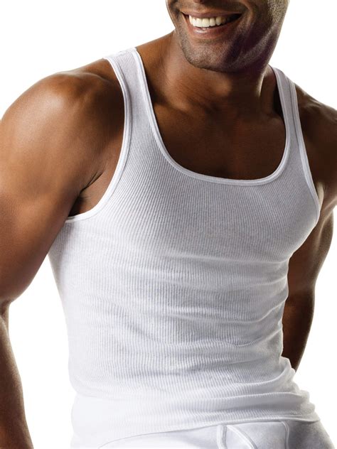 Best Men's Ribbed Tank Undershirt at Pauline Smith blog