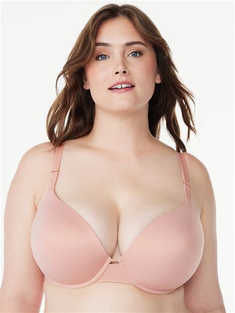 Joyspun Women's Smooth Push Up Bra Sizes 34A to 40D Underwire Support ...