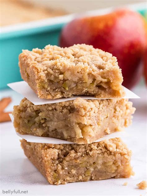 Apple Pie Bars Recipe - Belly Full