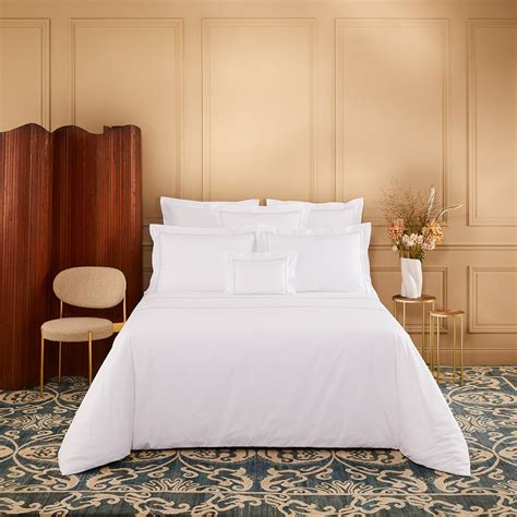 Yves Delorme Duo Duvet Cover – Luxury Cotton Percale Bedding