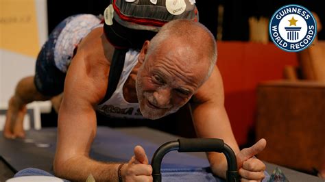 Josef Šálek breaks plank record, 85 minutes with a 40-pound pack | Open ...