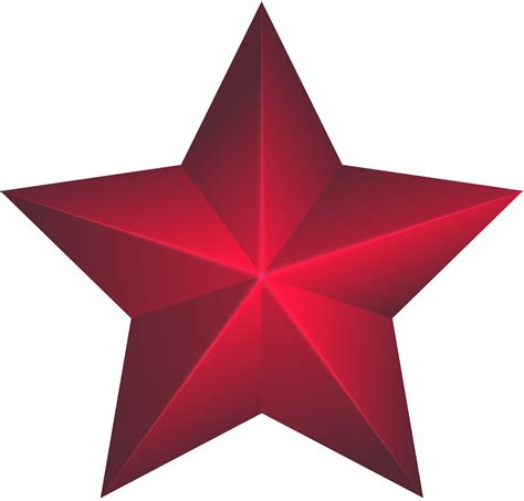 Small Red Star Clipart