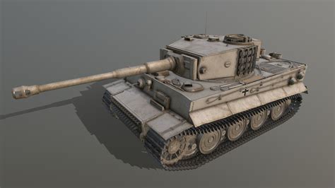 Tiger I (PzKpfw VI Ausf. E) - Download Free 3D model by M1RON [5dde7ae ...