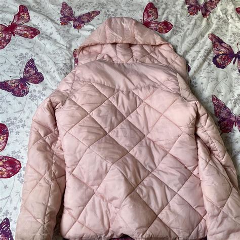 Pink Calvin Klein ladies golf coat, worn a lot but... - Depop