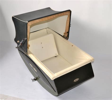 1950s English Bilt-Rite Park Avenue Baby Carriage Chrome Pram Stroller ...