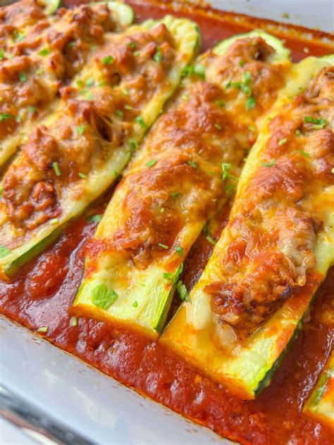Stuffed Zucchini Boats - The Modern Nonna