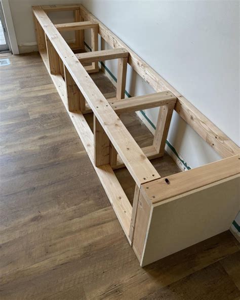Built-In Bench with Storage - How to Build One | Diy storage bench ...