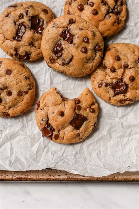 Sourdough Miso Chocolate Chip Cookies with Brown Butter