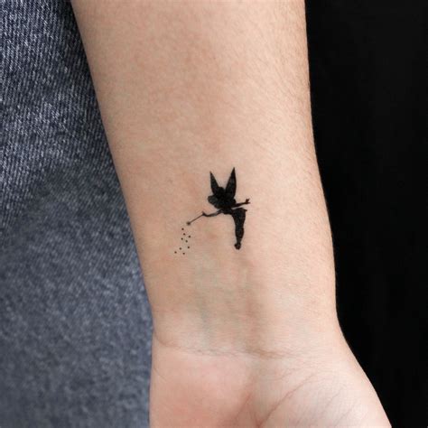Tinkerbell Silhouette Tattoo