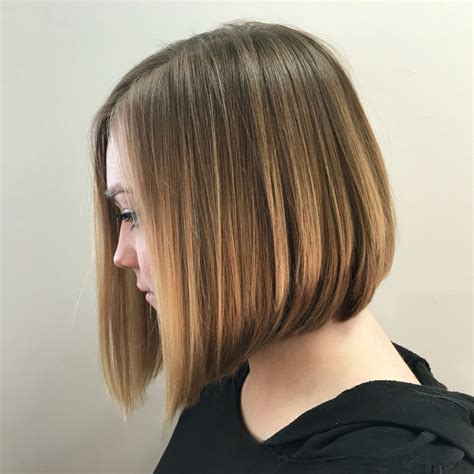 Natural ombré - clean bob - above shoulder length bob - graduated bob ...