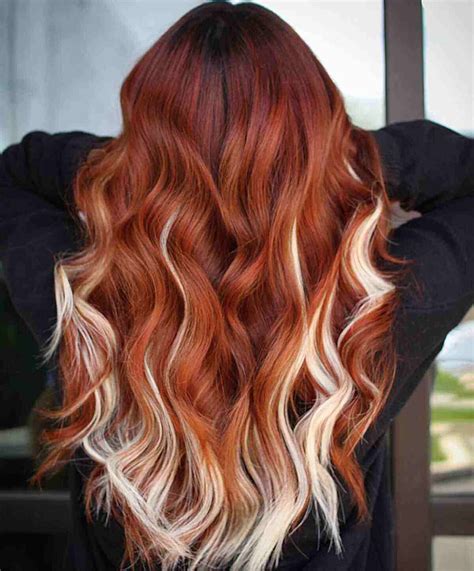 28 Trendy Ways to Pair Red Hair with Highlights (Photos) in 2023 | Red ...