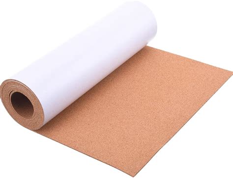 Cork Board Roll Self-Adhesive Bulletin Boards, 130x40cm-3mm Thick Large ...