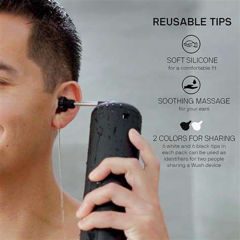 Wush Pro Water Powered Ear Cleaner by Black Wolf - Electric Triple Jet ...