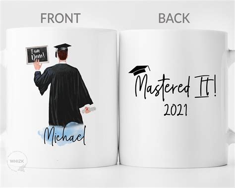 Masters Degree Graduation Gift For Him Master's Degree | Etsy