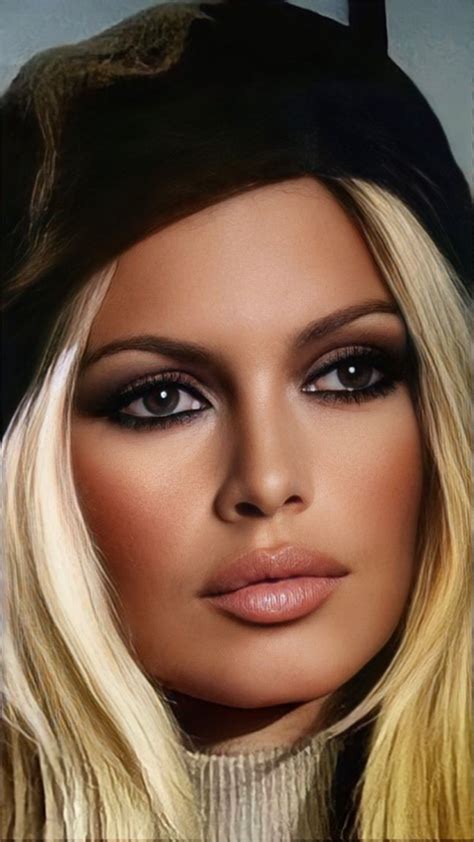 Pin on Brigitte Bardot | Bardot hair, Bardot makeup, Beauty face