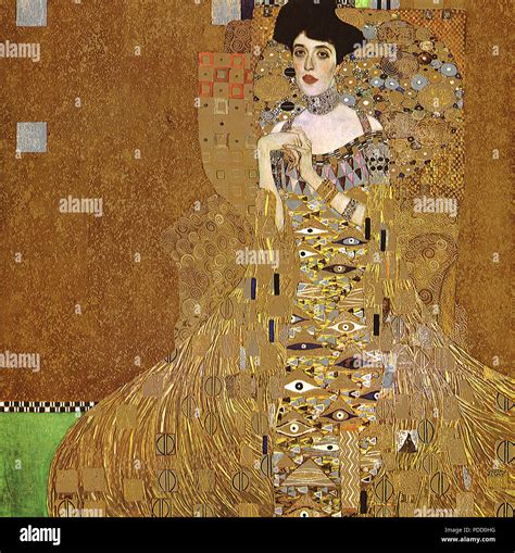 Portrait of Adele Bloch-Bauer I, Klimt, Gustav, 1907 Stock Photo - Alamy