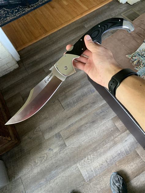 Also, here’s my dream knife, the Cold Steel Espada XL, I never thought ...